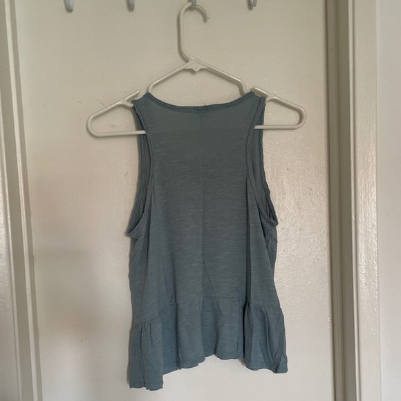 Gap Flowy Blue Tiered Tank - Picture 2 of 4